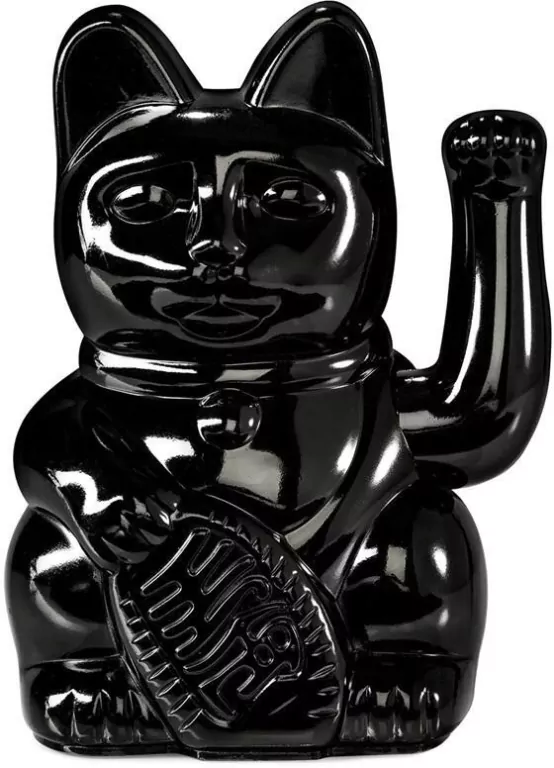 Kot szczęścia czarny błyszczący - tantis.pl