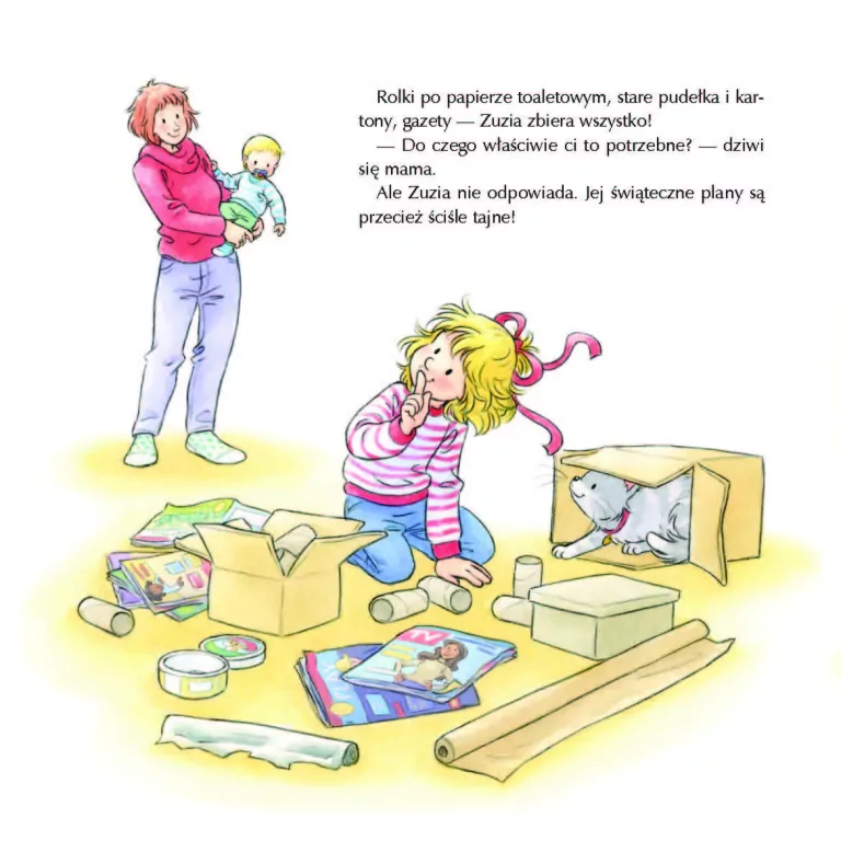 Zuzia przygotowuje prezenty. Mądra Mysz - tantis.pl