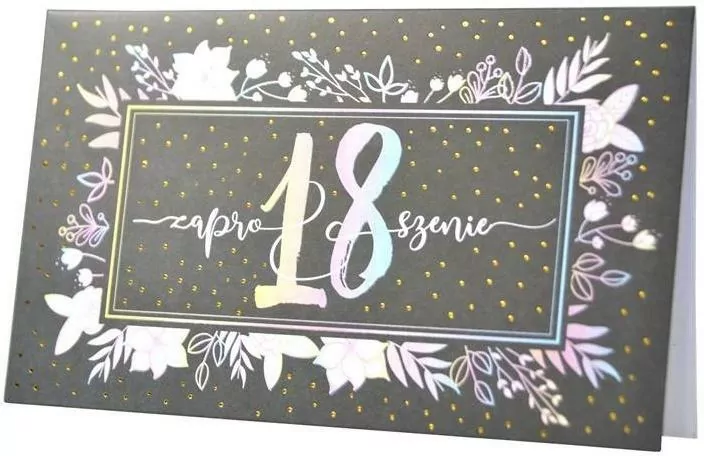 Zaproszenie ZP-009 Urodziny 18 - tantis.pl