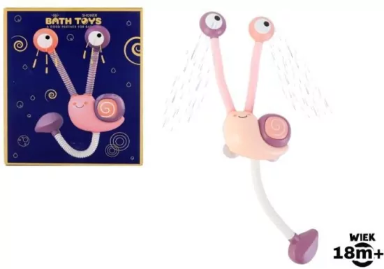 Prysznic ślimak róż na akumulator