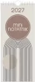 Kalendarz 2027 notatnikowy 33x12,5cm Minimal - tantis.pl