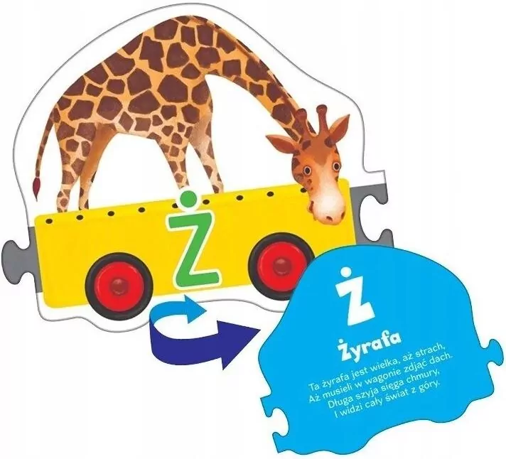 Lokomotywa - Literkowe ZOO - tantis.pl