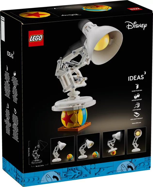LEGO® Ideals. Disney Pixar Luxo Jr. 21357 - tantis.pl