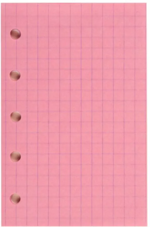 Wkład do organizera M Kratka czerwona ANTRA - tantis.pl