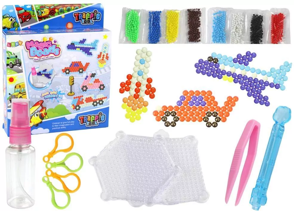 Zestaw koralików wodnych. DIY transport, 8 kolorów - tantis.pl