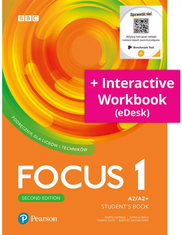 Focus 1. Second Edition. Student’s Book (Podręcznik) + Kod (Digital Resources + Interactive eBook + MyEnglishLab).  A2/A2+. Język angielski - tantis.pl