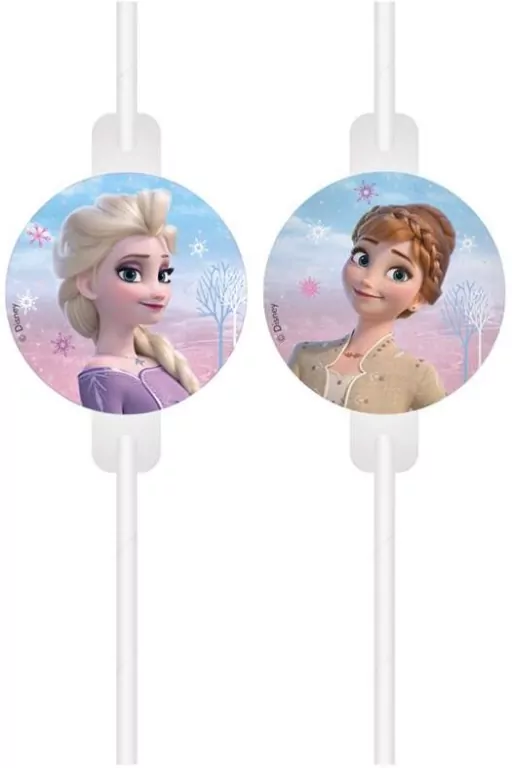 Rurki papierowe z medalionem Frozen 2 - tantis.pl