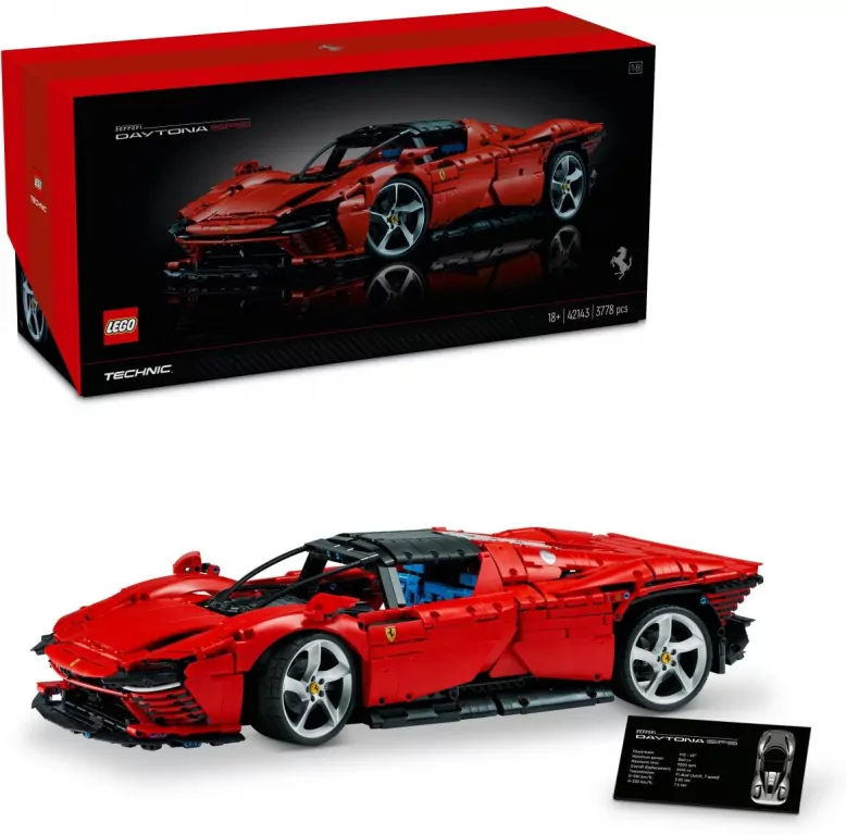 LEGO® Technic. Ferrari Daytona SP3. 42143 - tantis.pl