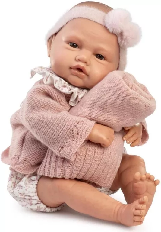 Lalka hiszpańska kolekcjonerska Reborn Baby 50cm - tantis.pl