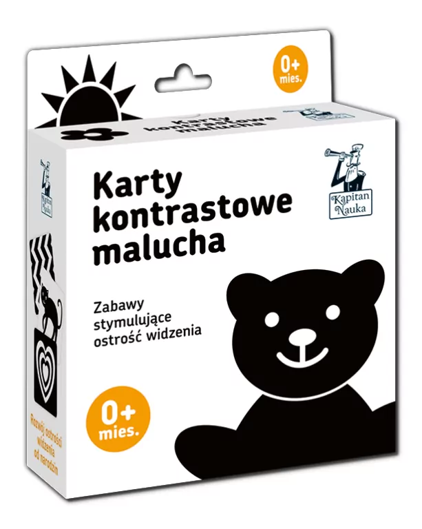Karty kontrastowe malucha. Kapitan Nauka - tantis.pl