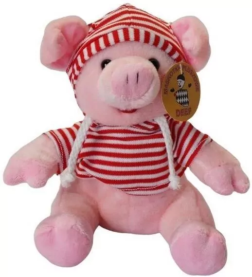 PLUSZAK SWINKA 20CM W BLUZIE DE - tantis.pl