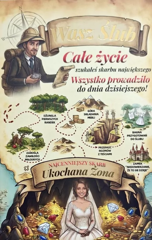 Karnet Ślub - Mapa Skarbów - tantis.pl