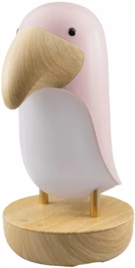 Lampka nocna LED. Tukan różowy - tantis.pl