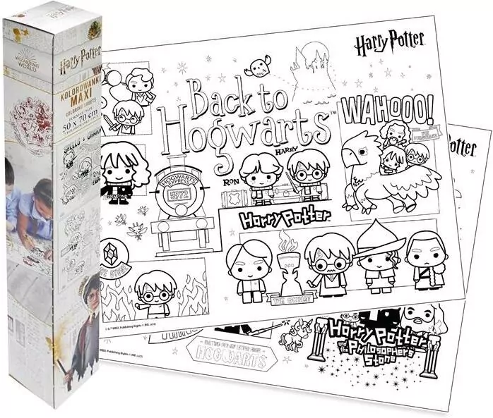 Kolorowanka podłogowa 50x70cm Harry Potter - tantis.pl