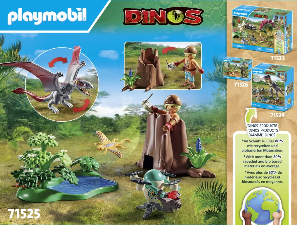 Playmobil 71525 Stacja badawcza dla dinozaurów Dimorfodonów - tantis.pl