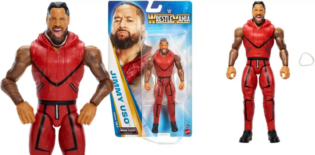 WWE FIGURKA JIMMY USO MAIN EVENT SER JHH88 W4 - tantis.pl