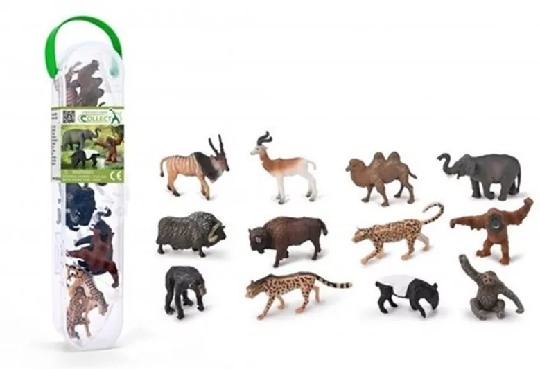 Collecta Box z mini dzikimi zwierzętami - tantis.pl