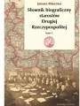Słownik biograficzny starostów Drugiej Rzeczypospolitej. Tom 1 - tantis.pl