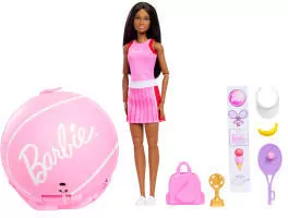 Barbie Kariera Piłka Wyskakująca lalka Tenisistka - tantis.pl