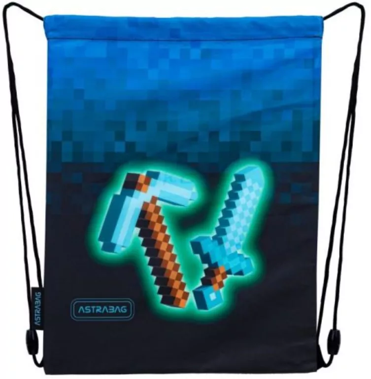 Worek na obuwie Astrabag Blue Pixel AD1 ASTRA - tantis.pl