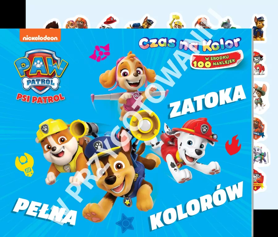 Zatoka pełna kolorów. Psi Patrol. Czas na kolor - tantis.pl