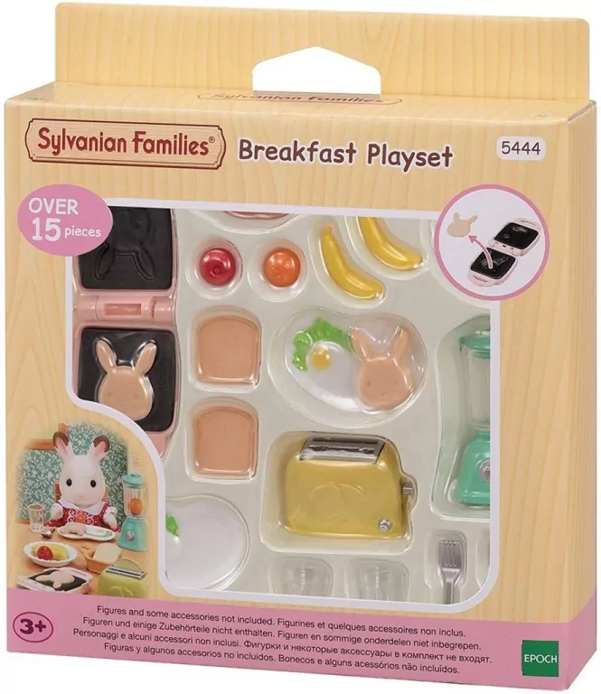 Zestaw śniadaniowy z tosterem. Sylvanian Families - tantis.pl
