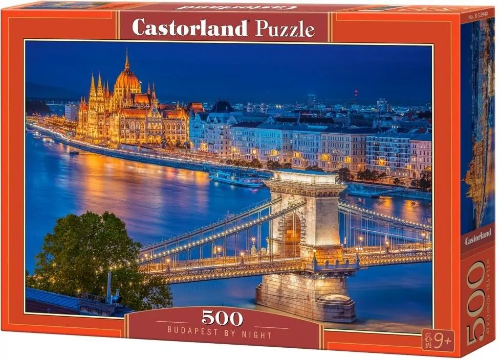 Puzzle 500. Budapest by Night. 53940 - tantis.pl