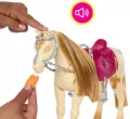 Tańczący koń z akcesoriami Barbie - tantis.pl