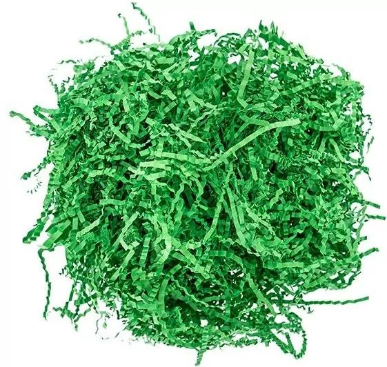 Sianko papierowe wypełnienie 3mm 42g jasnozielone - tantis.pl