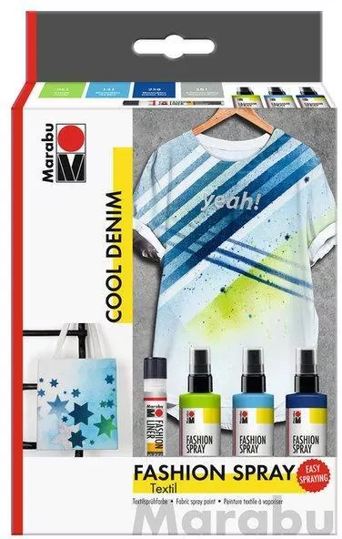 Farby do tkanin w spreju Cool Denim 4el - tantis.pl