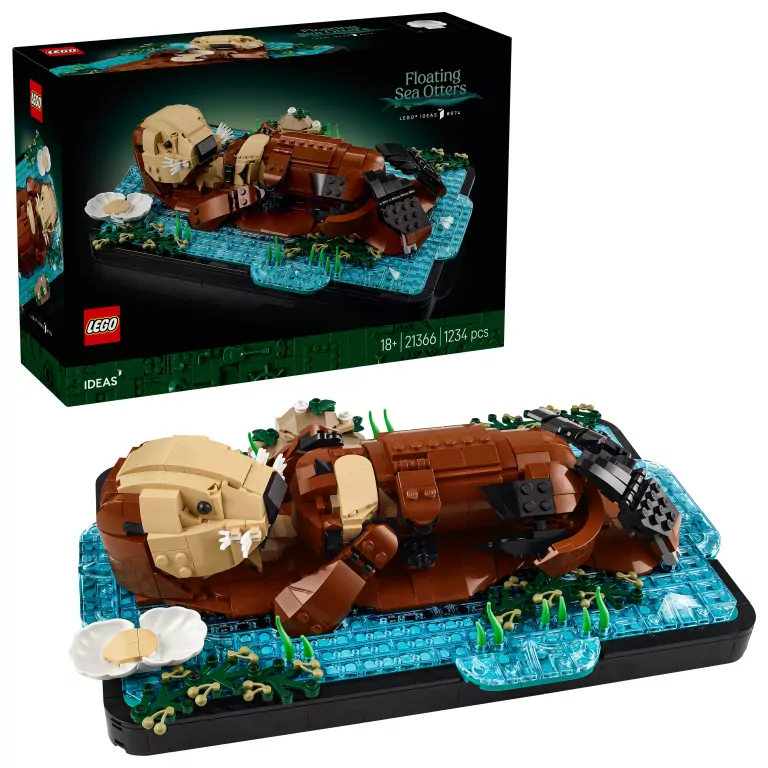 LEGO® Ideas. Pływające wydry 21366 - tantis.pl