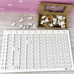 Colorado. Tabliczka mnożenia drewniana