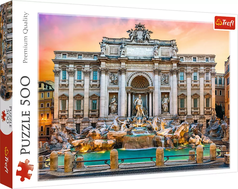 Puzzle 500. Fontanna di Trevi, Włochy 37292 - tantis.pl