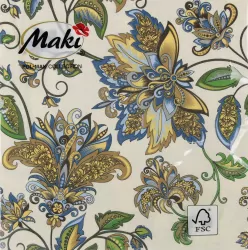 SERWETKA PAP 3W 330X330 KWIAT INDYJSK PM OP