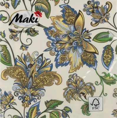 SERWETKA PAP 3W 330X330 KWIAT INDYJSK PM OP