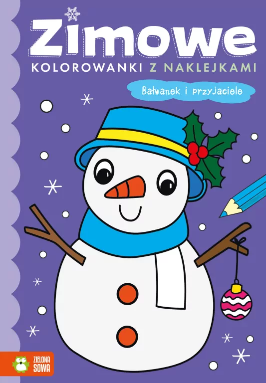 Zimowe kolorowanki. Bałwanek i przyjaciele - tantis.pl