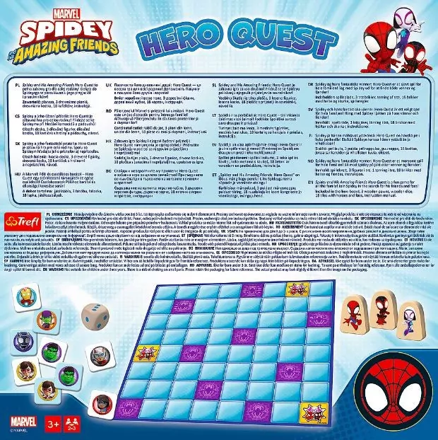 Disney Junior Hero Quest Spidey Trefl - tantis.pl