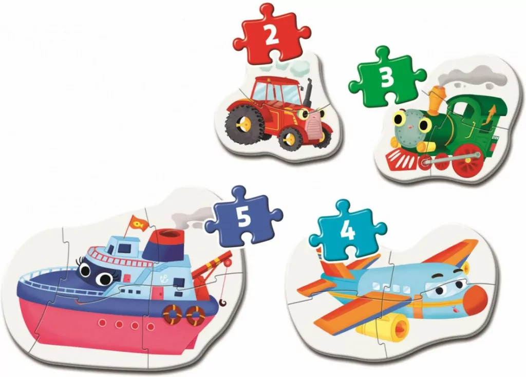 Clementoni. Moje pierwsze puzzle. Transport - tantis.pl