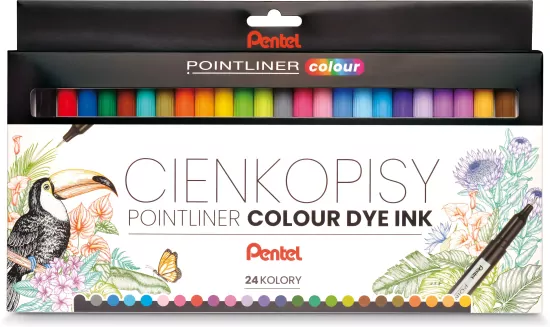 Cienkopis pointliner S40-ST 24 kolory