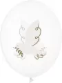 Balony Gołąb Crystal Clear 30cm 6szt - tantis.pl