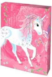 Zestaw kreatywny zdrapka. Lampion Jednorożec