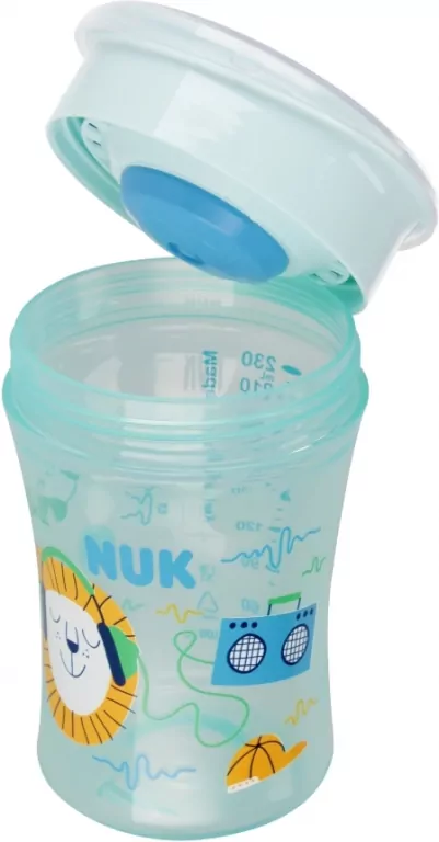 NUK. Magic Cup. Kubek 230 ml. 8 miesięcy. Niebieski - tantis.pl