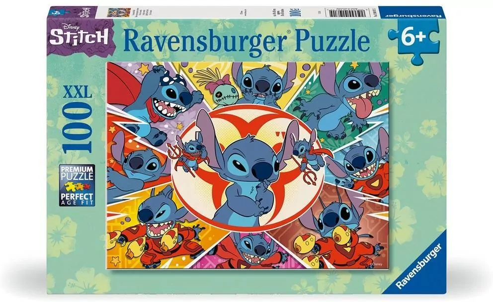 Puzzle dla dzieci 2D 100 Disney Stitch - tantis.pl
