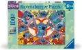 Puzzle dla dzieci 2D 100 Disney Stitch - tantis.pl