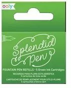 Naboje uzupełniające Ooly Splendid Pen zielone 5 sztuk