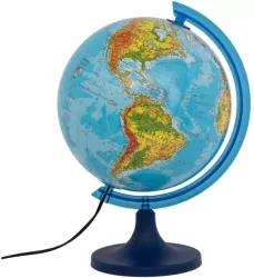 Globus fizyczny podświetlany 25cm w.słowacka