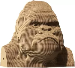 Puzzle 3D kartonowe. Goryl