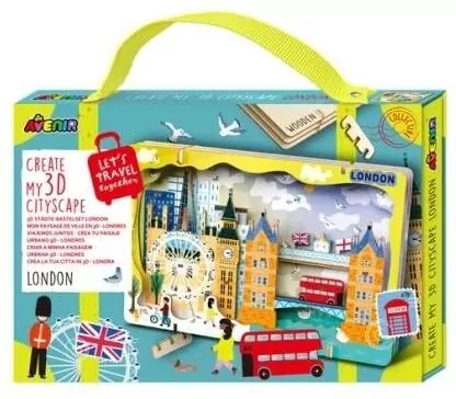 Stwórz pejzaż miejski Londyn - puzzle drewniane 3D - tantis.pl