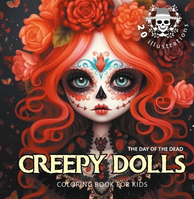Kolorowanka 160x160 Creepy dolls Upiorne laleczki - tantis.pl