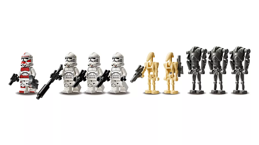 LEGO® Star Wars™. Zestaw bitewny z żołnierzem armii klonów™ i droidem bojowym™ - tantis.pl